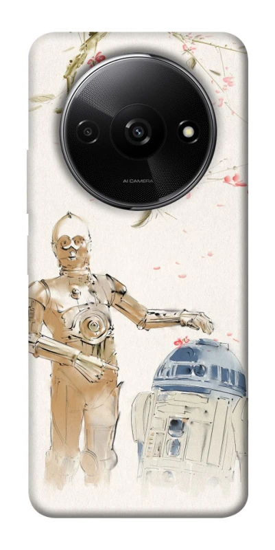 Чохол на Xiaomi Redmi A3 Star Wars robots фото 1 з 1