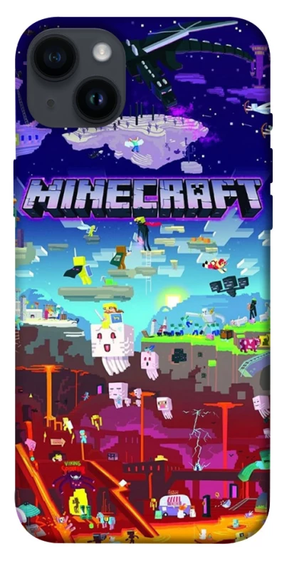 Чехол на Apple iPhone 14 Plus (6.7") Minecraft world фото 1 из 1
