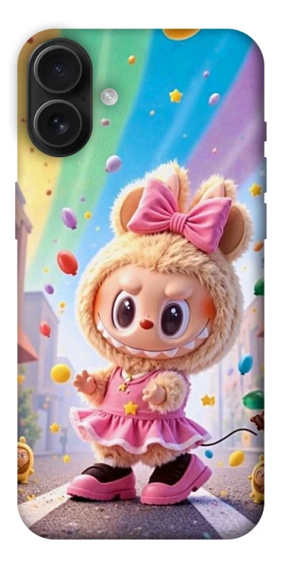 Чохол на Apple iPhone 16 Plus Labubu rainbow фото 1 з 1