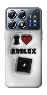 Чохол на Xiaomi POCO X8 Pro I love Roblox фото 1 з 1