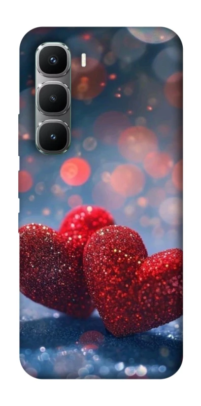 Чохол на Infinix Hot 60 Pro Red hearts фото 1 з 1