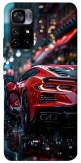 Чехол на Xiaomi Poco M4 Pro 5G Red sports car фото 1 из 1
