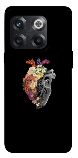 Чехол на OnePlus 10T Heart with flowers фото 1 из 1