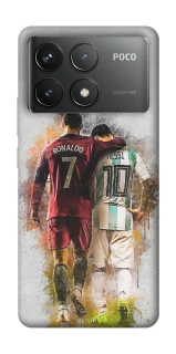 Чохол на Xiaomi Poco F6 Pro Ronaldo та Messi фото 1 з 1