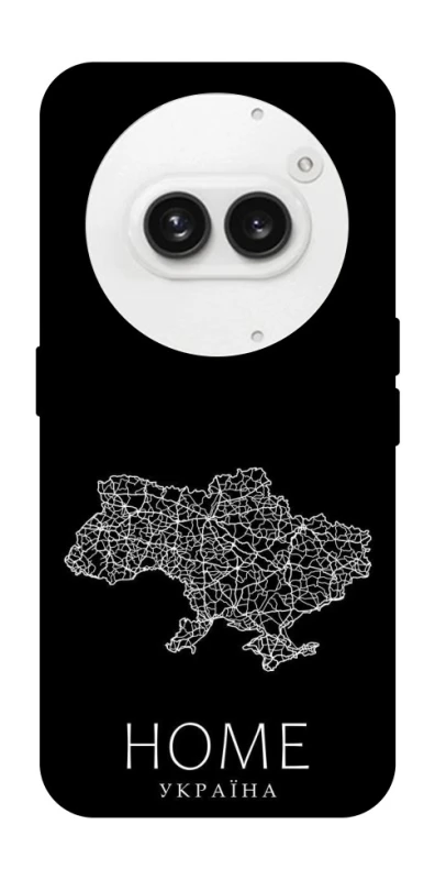 Чохол на Nothing Phone (2a) Ukraine black map фото 1 з 1