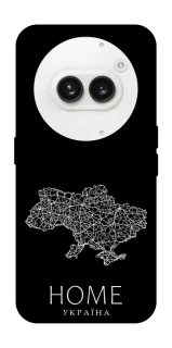Чохол на Nothing Phone (2a) Ukraine black map фото 1 з 1
