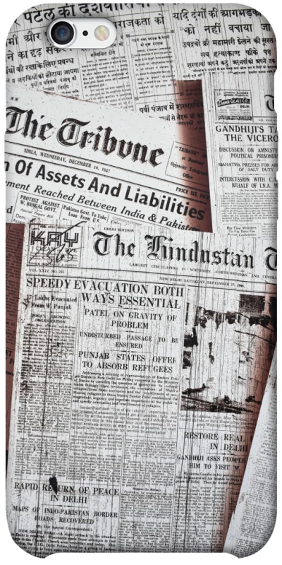 Чехол на Apple iPhone 6/6s plus (5.5") Газеты фото 1 из 1