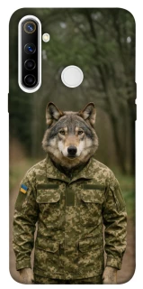 Чехол на Realme 6i Волк защитник фото 1 из 1