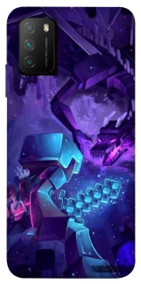 Чохол на Xiaomi Poco M3 Minecraft dragon фото 1 з 1