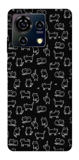 Чохол на ZTE Blade V50 Vita Black Cats фото 1 Чохол на ZTE Blade V50 Vita Black Cats фото 1 з 1