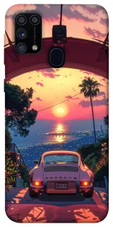 Чохол на Samsung Galaxy M31 Porsche at sunset фото 1 з 1