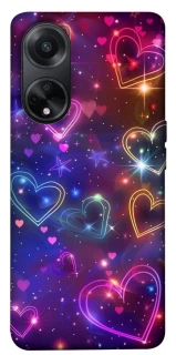 Чохол на Oppo A98 Drawn hearts фото 1 з 1