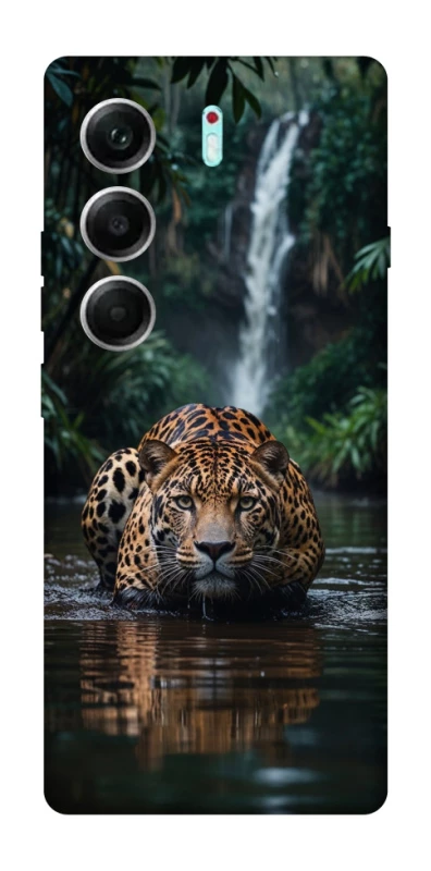 Чехол на Tecno Camon 40 Pro 5G Leopard in water фото 1 из 1