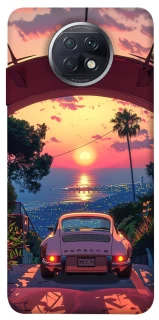 Чохол на Xiaomi Redmi Note 9 5G / Note 9T Porsche at sunset фото 1 з 1