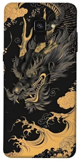 Чохол на Samsung A530 Galaxy A8 (2018) gold dragon фото 1 з 1