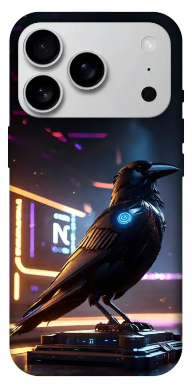 Чехол на Apple iPhone 18 Pro Max Cyber Raven фото 1 из 1
