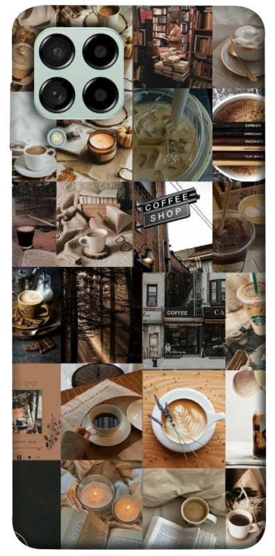 Чохол на Samsung Galaxy M53 5G Coffee collage ver.3 фото 1 з 1
