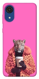 Чехол на Samsung Galaxy A03 Core Леопард с кофе фото 1 Чехол на Samsung Galaxy A03 Core Леопард с кофе фото 1 из 1