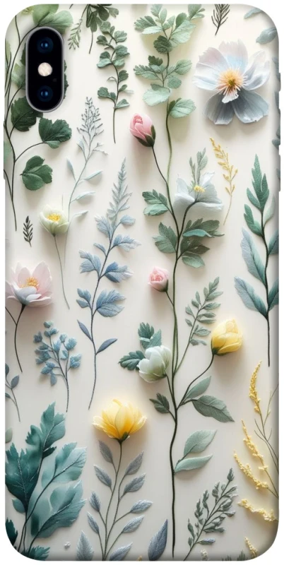 Чохол на Apple iPhone X (5.8") Floral design ver.4 фото 1 з 1