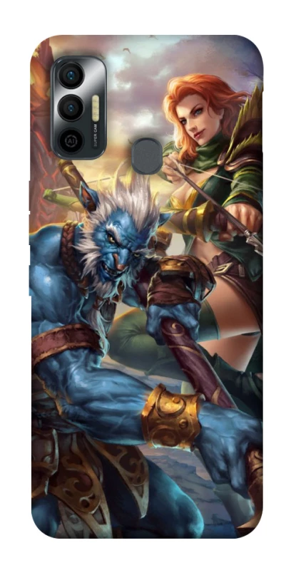 Чехол на TECNO Spark 7 Dota heroes фото 1 из 1