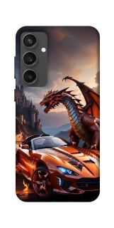 Чохол на Samsung Galaxy S24 FE Сar and dragon фото 1 з 1