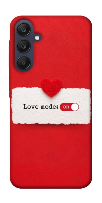 Чехол на Samsung Galaxy A25 5G Love Mode ON фото 1 из 1