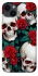 Чохол на Apple iPhone 14 Plus (6.7") skull and rose фото 1 з 1