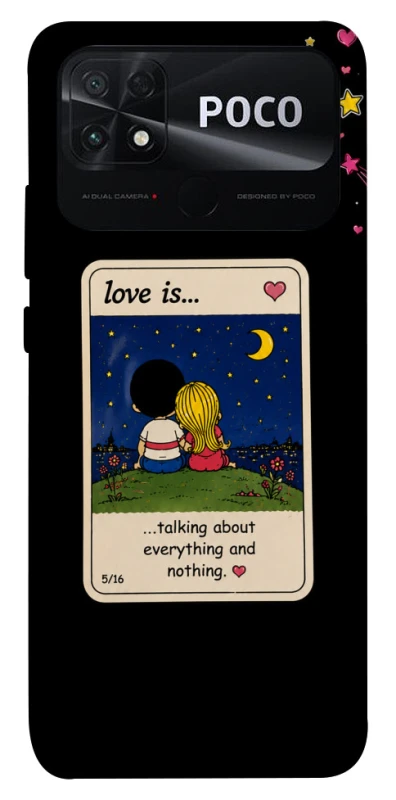 Чохол на Xiaomi Poco C40 Love is ver.6 фото 1 з 1