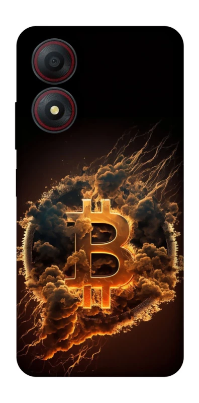 Чохол на ZTE Blade A34 4G Smoky Bitcoin фото 1 з 1
