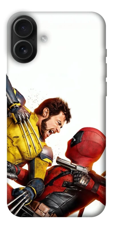 Чехол на Apple iPhone 16 Plus Deadpool and Wolverine фото 1 из 1