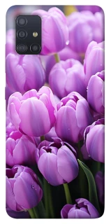 Чехол на Samsung Galaxy M51 Фиолетовые тюльпаны фото 1 из 1