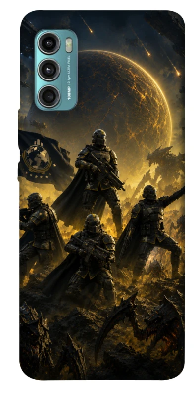 Чохол на Motorola Moto G60 HELLDIVERS ver.2 фото 1 з 1