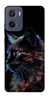 Чехол на Motorola Moto G05 Черный кот фото 1 из 1