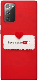 Чохол на Samsung Galaxy Note 20 Love Mode ON фото 1 з 1