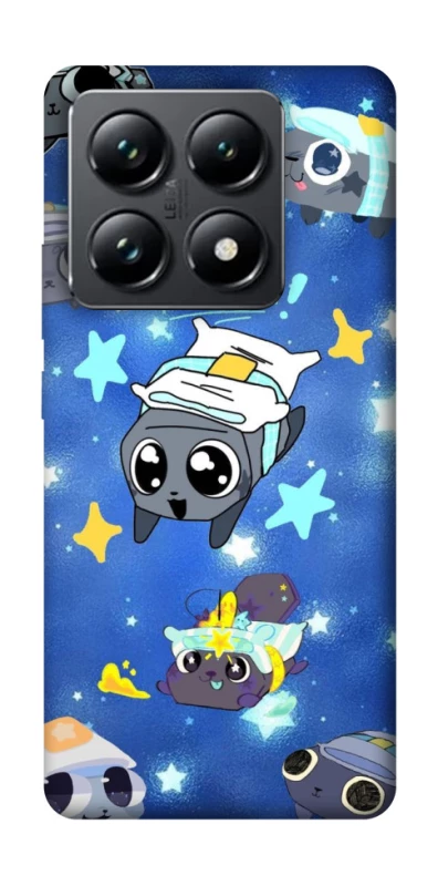Чохол на Xiaomi 14T Pro Pebble kitten stars фото 1 з 1
