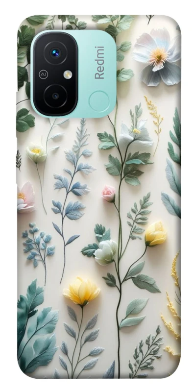 Чохол на Xiaomi Redmi 12C / Poco C55 Floral design ver.4 фото 1 з 1