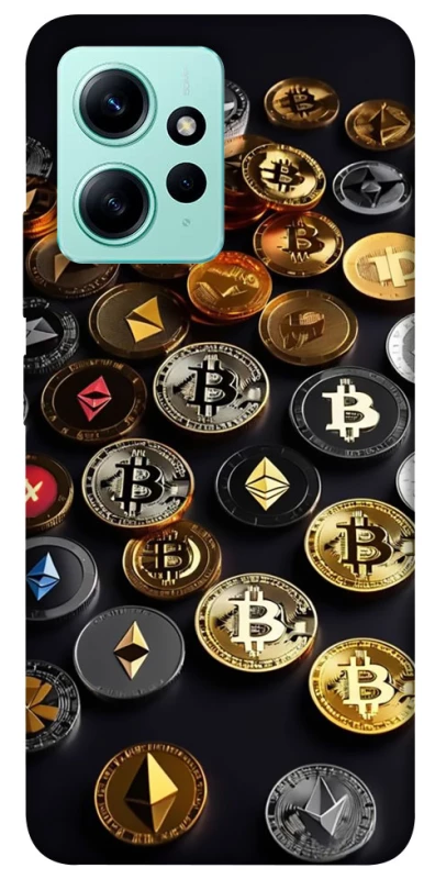 Чехол на Xiaomi Redmi Note 12 4G Many coins фото 1 из 1