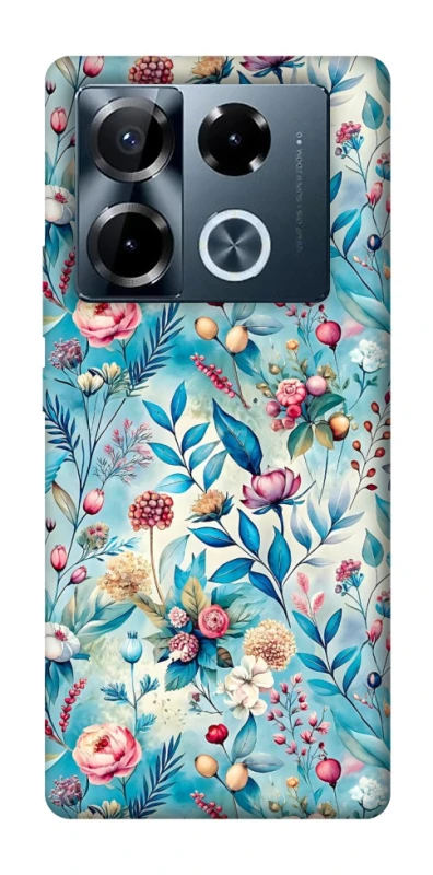 Чохол на Infinix Note 40 Pro 4G Floral design ver.5 фото 1 з 1