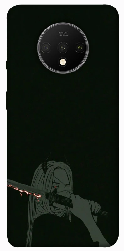 Чехол на OnePlus 7T Человек-Бензопила фото 1 из 1