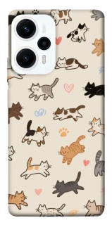 Чохол на Xiaomi Poco F5 / Note 12 Turbo Cat style ver.2 фото 1 з 1