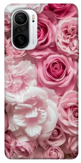 Чохол на Xiaomi Redmi K40 / K40 Pro / K40 Pro+ / Poco F3 Рожеві Квіти фото 1 з 1