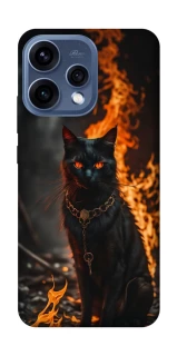 Чохол на Oppo Reno 15 Вогняний кіт фото 1 з 2