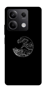 Чехол на Xiaomi Redmi Note 13 5G Black tsunami фото 1 из 1