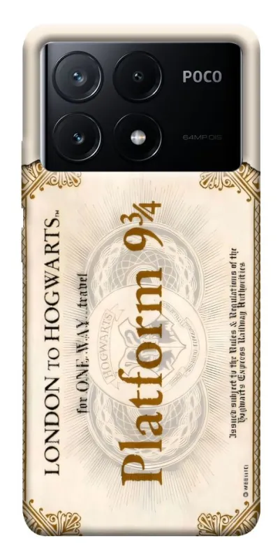 Чохол на Xiaomi Poco X6 Ticket 9-3/4 фото 1 з 1
