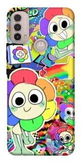 Чохол на Motorola Moto E40 Dandy world collage фото 1 з 1