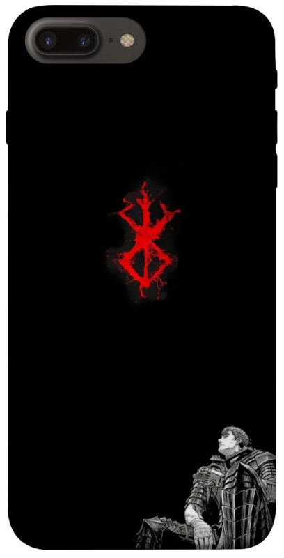 Чохол на Apple iPhone 7 plus / 8 plus berserk black фото 1 з 1