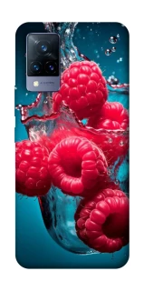 Чохол на Vivo V21 Малинка у воді фото 1 з 1