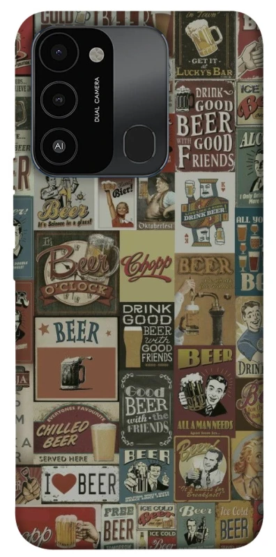 Чохол на TECNO Spark 8C Retro collage ver.1 фото 1 з 1