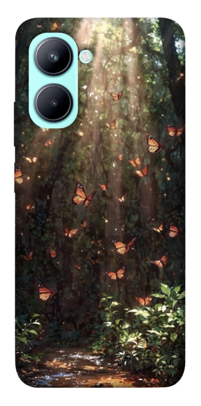 Чохол на Realme C33 butterfly фото 1 з 1