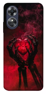 Чехол на Oppo A17 Heart in the hands of a skeleton фото 1 из 1